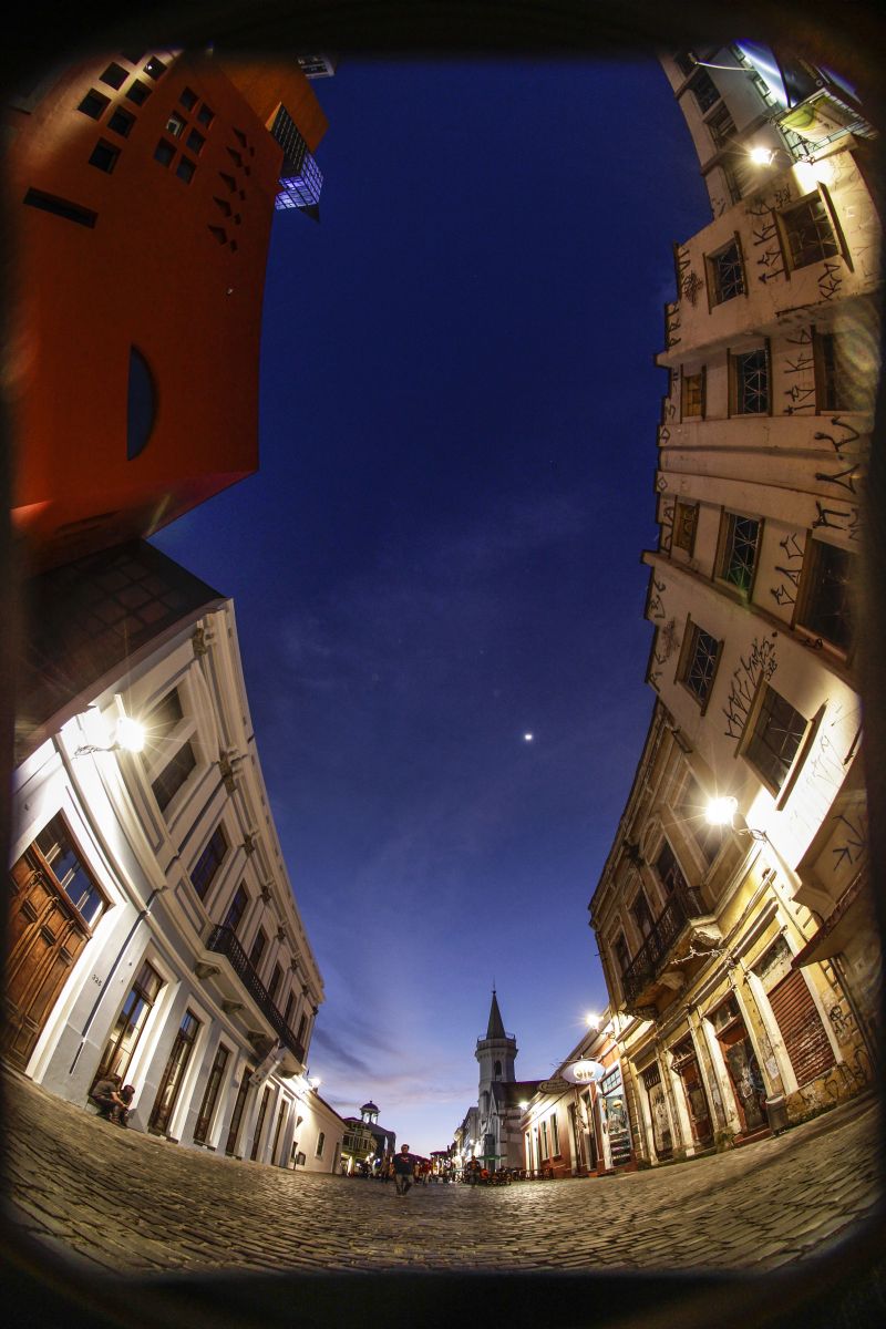 Largo da Ordem, palco do Festival de Inverno | Daniel Castellano/ Gazeta do Povo