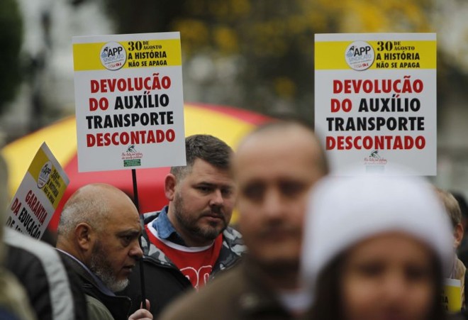 Professores reivindicam melhorias em ato nesta sexta-feira (29) |