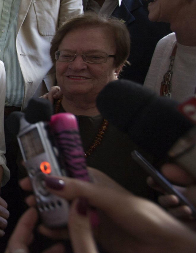 A deputada federal Luiza Erundina (PSB-SP) é a nova coordenadora da campanha presidencial de Marina Silva |