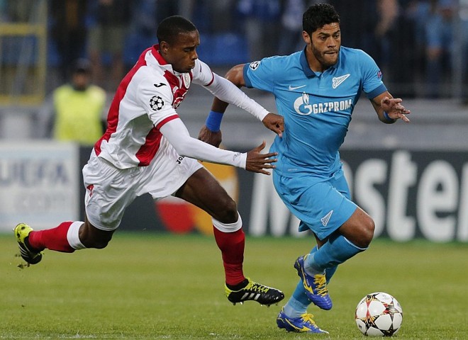 Hulk foi destaque do Zenit pela Liga dos Campeões | Anatoly Maltsev / EFE
