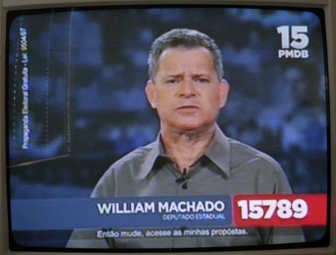 O candidato Willian Machado (PMDB) convida o eleitor a acessar as suas