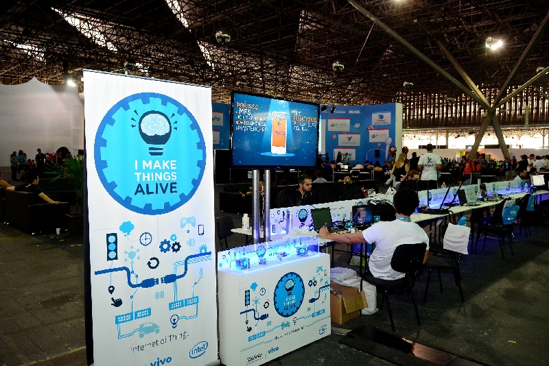 Ação sobre a internet das coisas na Campus Party em São Paulo: diversificação do negócio | Divulgação