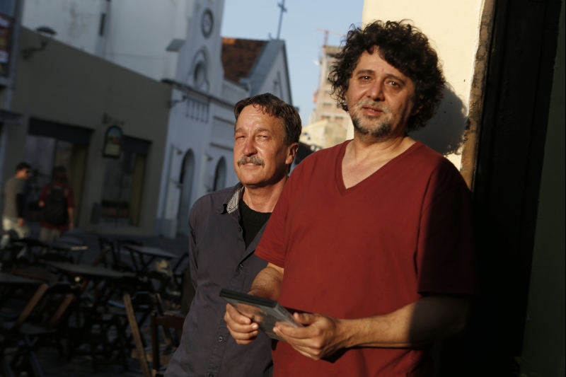 Prante (à dir.) e Lopes: samba rompendo barreiras | Marcelo Andrade/Gazeta do Povo