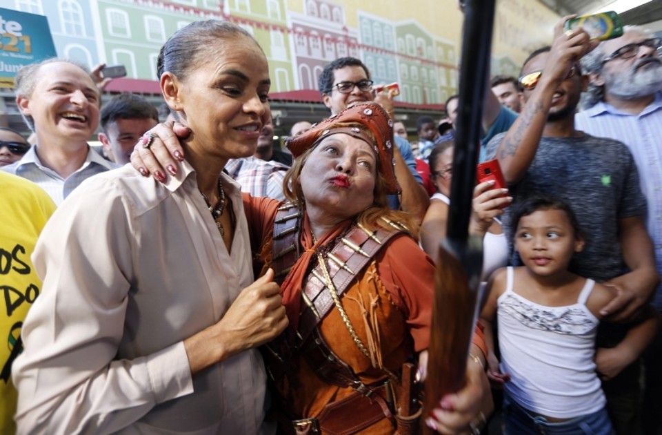 Marina tem deixado que seu candidato a vice fale sobre o tema | Paulo Whitaker/Reuters