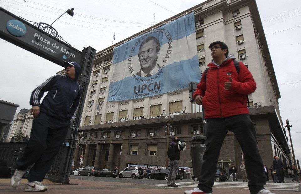 Sede do Ministério da Economia argentino: governo continua negando calote | David Fernández/EFE
