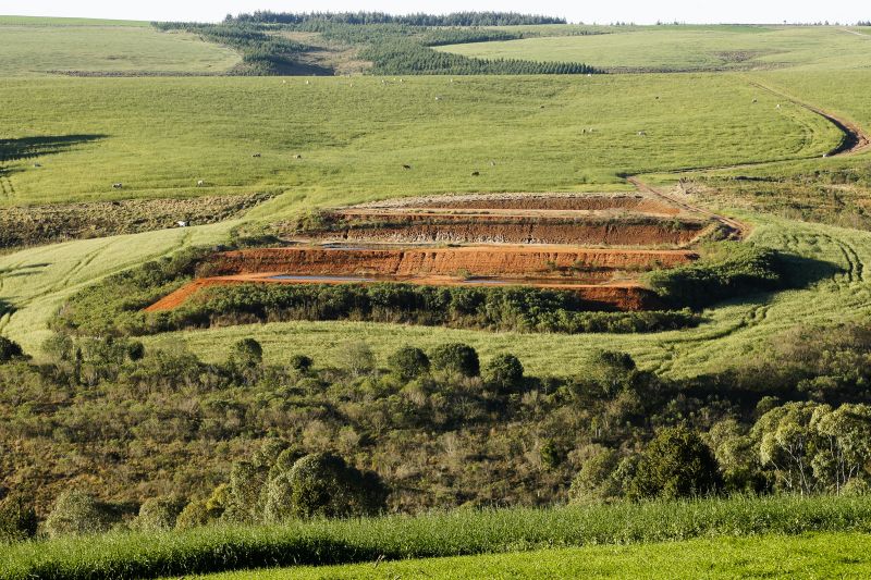 Área de aterro em Ponta Grossa | Josué Teixeira/Gazeta do Povo