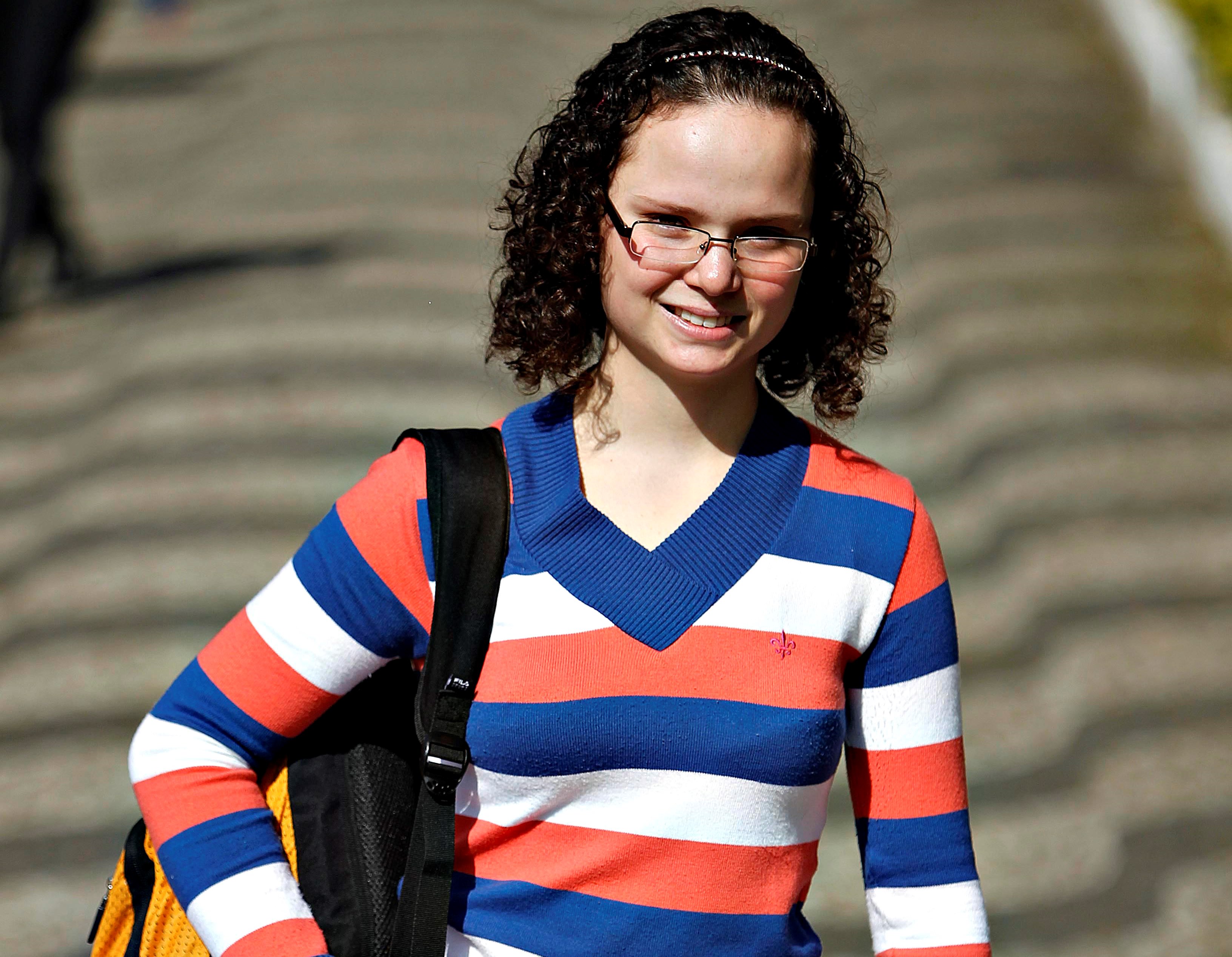 Lorayne Veri passou pelo vestibular estendido e garantiu uma das vagas de Matemática Industrial. | Jonathan Campos / Gazeta do Povo