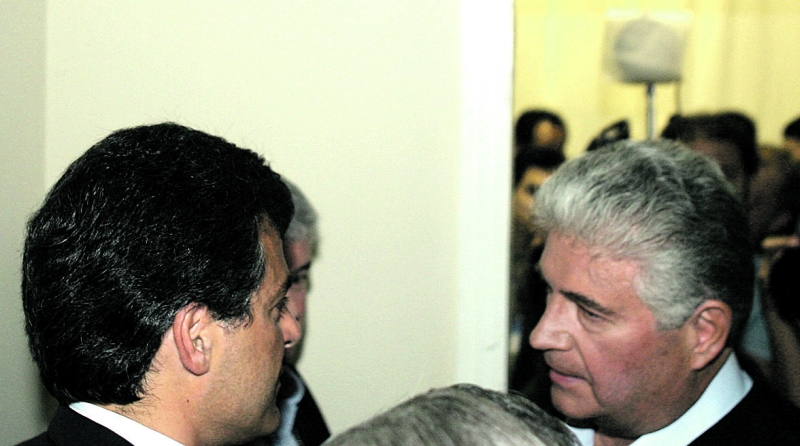 Richa e Requião, em foto de 2006: grande tema da campanha tende a ser a comparação dos governos dos dois | Jonathan Campos/ Gazeta do Povo