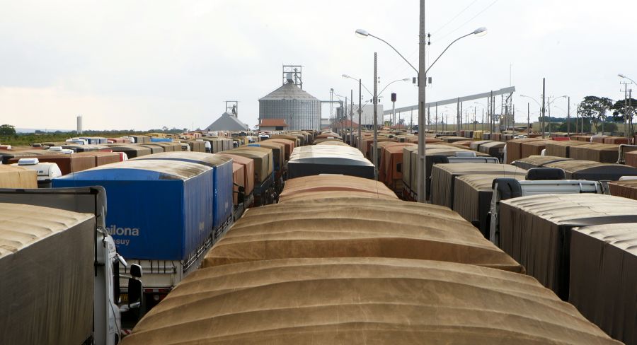 Escoamento da safrinha deve movimentar terminais intermodais e portos marítimos. | Foto: Hugo Harada/gazeta Do Povo
