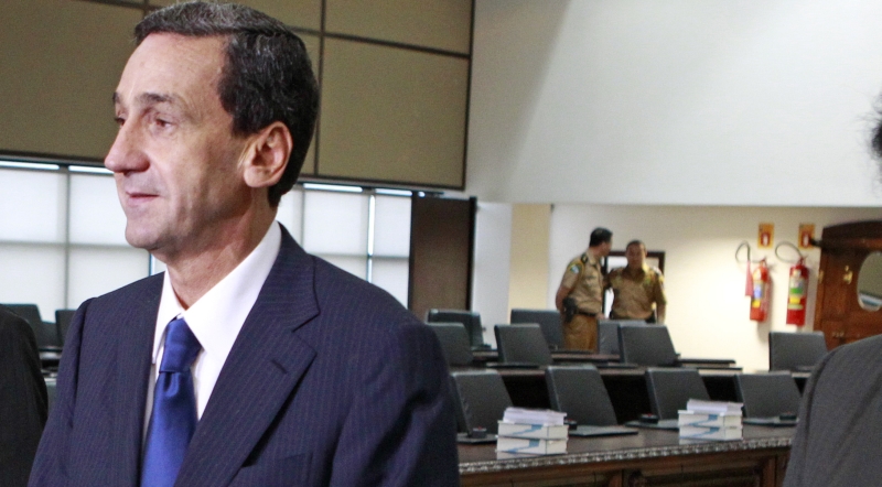 É importante que se tenha um Judiciário forte, honrado (...). E acredito que a partir de agora, do afastamento do ex-presidente [Clayton Camargo], vamos ter um Judiciário bem melhor no Paraná.-Francisco Falcão, corregedor do CNJ | Antônio More/ Gazeta do Povo