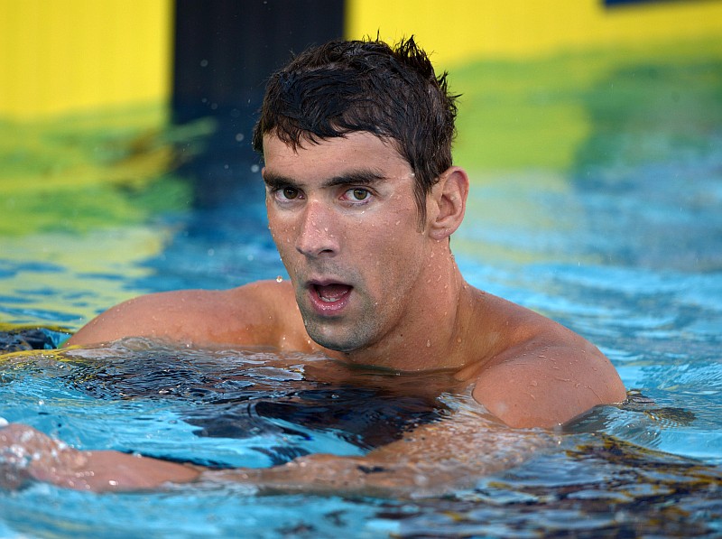 Phelps fez a mais rápida prova do mundo no ano nos 100 metros borboleta em Irvine | Kirby Lee / USA Today Sports