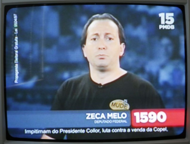 O candidato Zeca Melo (PMDB) participou do