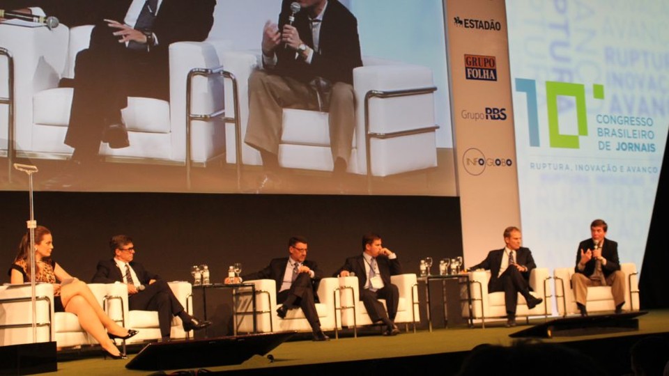 Representantes de 130 jornais associados participam do 10º Congresso Brasileiro de Jornais (CBJ). | Juliana Girardi/Gazeta do Povo