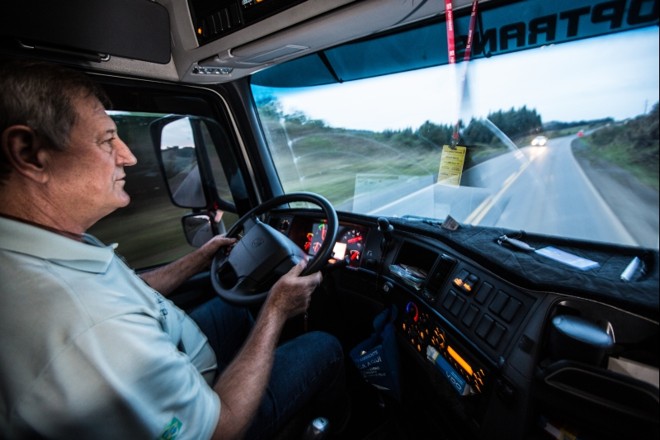 Godfrid transporte produtos congelados de um frigorífico de Dois Vizinhos para os portos do Paraná e Santa Catarina |