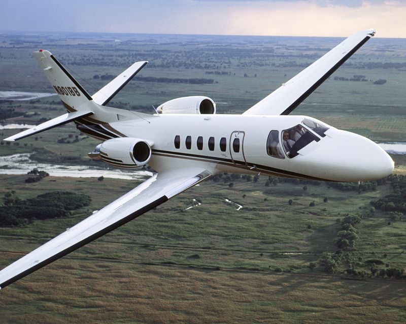 O modelo Cessna 560XL Citation, usado por Eduardo Campos, é similar a esse: um Cessna 550 Citation | Cessna / Divulgação