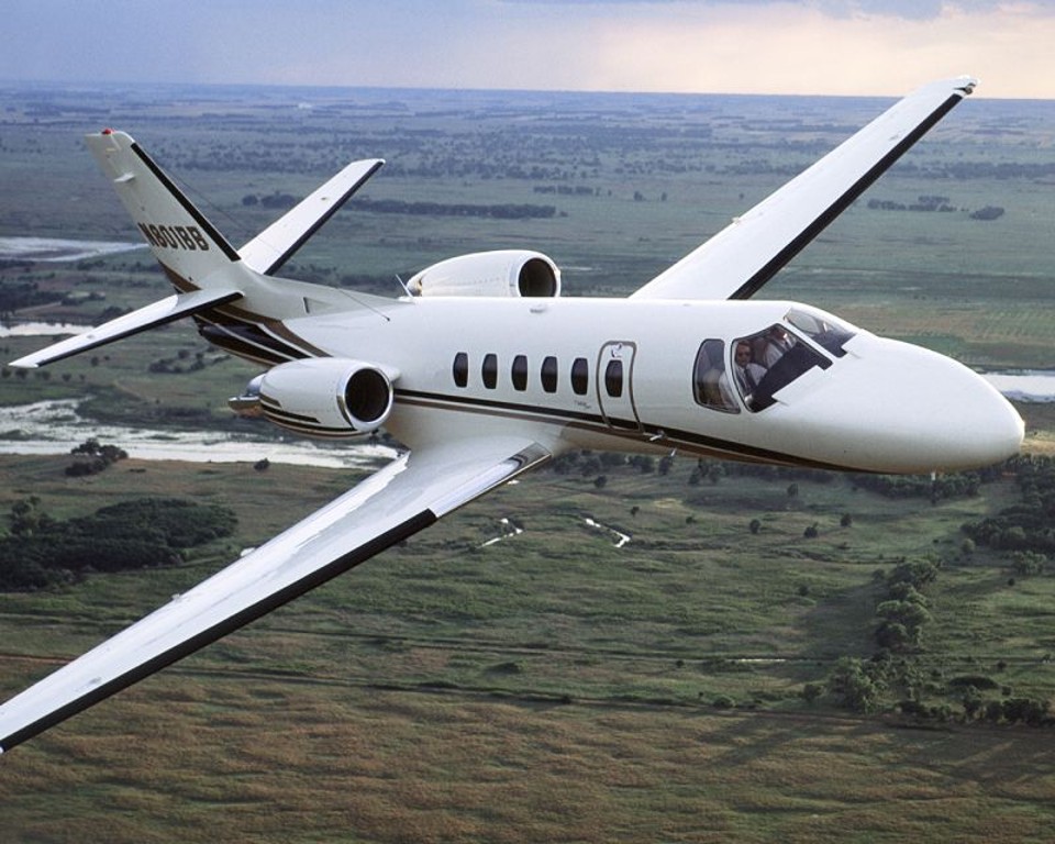 O modelo Cessna 560XL Citation, usado por Eduardo Campos, é similar a esse: um Cessna 550 Citation | Cessna / Divulgação
