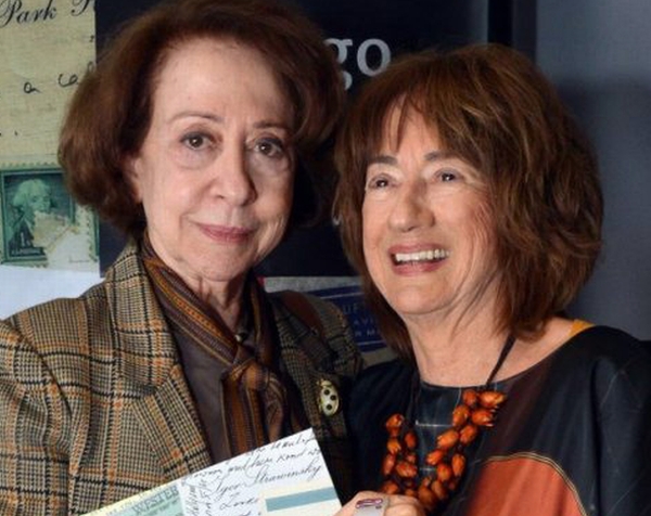 No último 29 de julho, no Oi Futuro, no Flamengo, Rio, a internacional Jocy de Oliveira, de heráldico berço curitibano, lançou o livro Diálogo com Cartas. Na foto, Fernanda Montenegro e Jocy de Oliveira | Cristina Granato