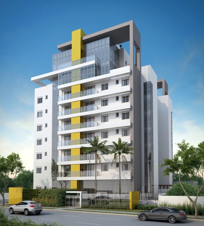 O Brickell Key é a novidade que a construtora paranaense Hugo Peretti traz para a feira imobiliária. Localizado em área nobre de Curitiba, na Rua Almirante Tamandaré, o empreendimento de alto padrão terá apartamentos com 130 m² de área privativa, com opção de 1 suíte e 2 demi-suítes, ou 2 suítes, além de 2 vagas de garagem. Preço: a partir de R$ 880.000,00 |