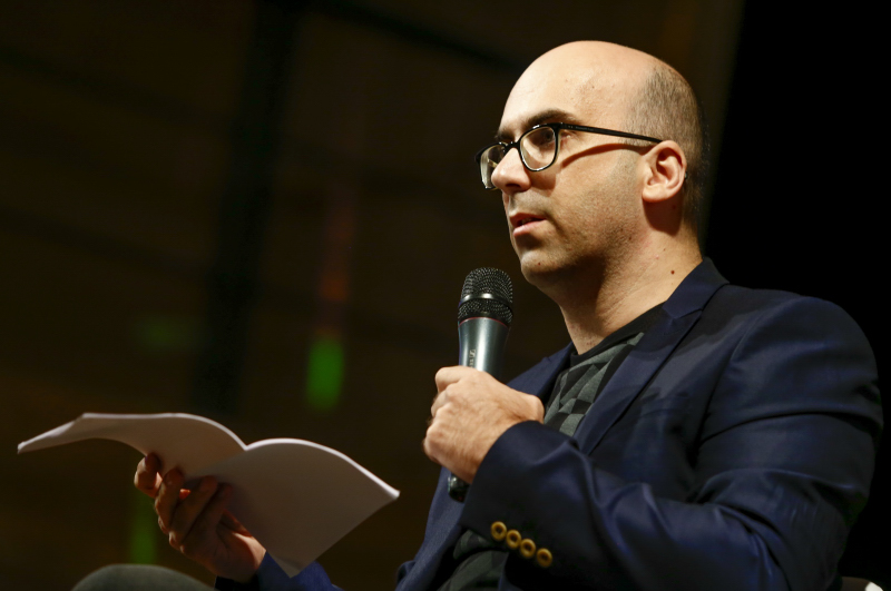 Português leu texto inédito no Litercultura 2014. | Hugo Harada/ Gazeta do Povo