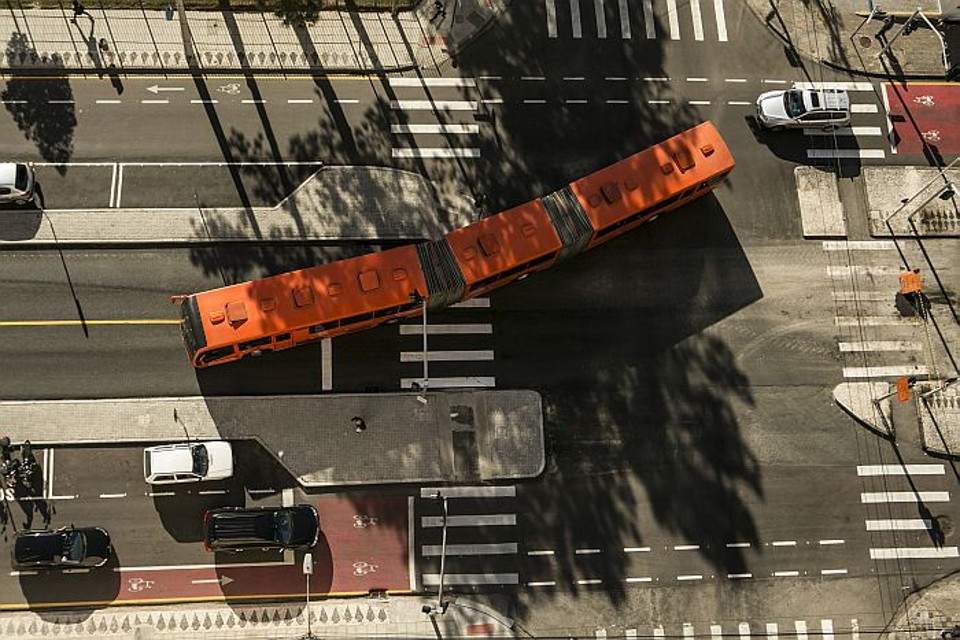 Foram registrados 17 atropelamentos na Avenida Sete de Setembro no primeiro semestre de 2014 | Marcelo Andrade / Agência de Notícias Gazeta do Povo