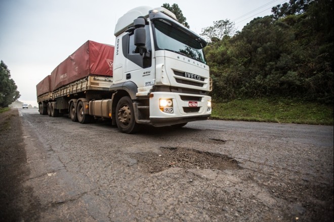 BR-280, na região de Palmas |
