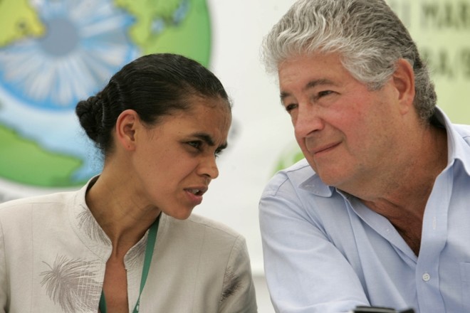 Marina Silva e Requião: a vice na chapa do peemedebista é considerada um