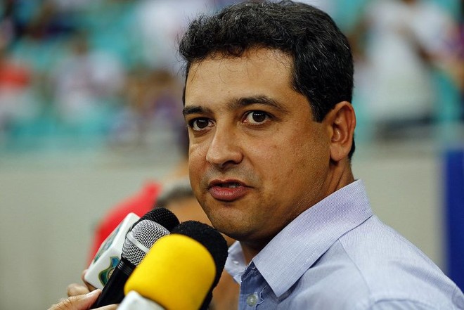 Marquinhos Santos foi demitido do Bahia após a derrota em casa para o Inter, na 12a rodada. Ele não resistiu a uma sequência de nove jogos da equipe sem vitória | 