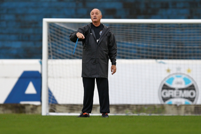 Primeiro treino de Felipão teve a presença de 300 torcedores do Tricolor gaúcho | Lucas Uebel / Divulgação Grêmio