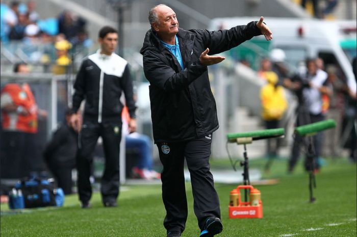 Quarta-feira, Grêmio de Felipão encara o Cruzeiro no Mineirão, palco do vexame do Brasil na derrota por 7 a 1 para a Alemanha | LUCAS UEBEL/GREMIO FBPA