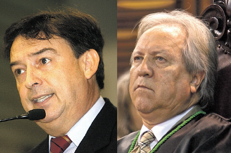 Sorvos: presidente da AMP ; Baptista: conselheiro do TC | Hedeson Alves/Arquivo/ Gazeta do Povo ; Marcelo Andrade/ Gazeta do Povo
