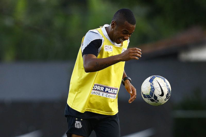 Robinho vai jogar contra o Corinthians | Ricardo Saibun / Santos FC