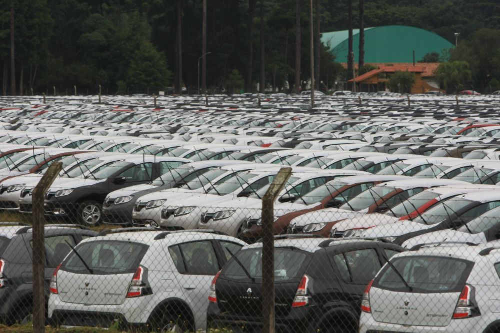 Fabricantes de automóvel tiveram queda de 16,8% na produção. | Agência Gazeta do Povo/ Ivonaldo Alexandre