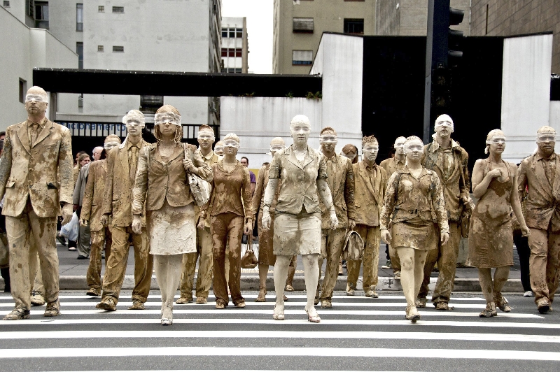 Intervenção urbana da companhia Desvio Coletivo abrirá a programação do Palco Giratório | Divulgação