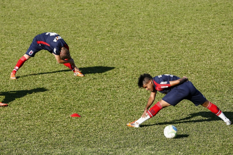 Arthur foi o substituto de Giancarlo contra ABC, Vasco e no segundo tempo contra o Vila Nova | André Rodrigues/ Gazeta do Povo