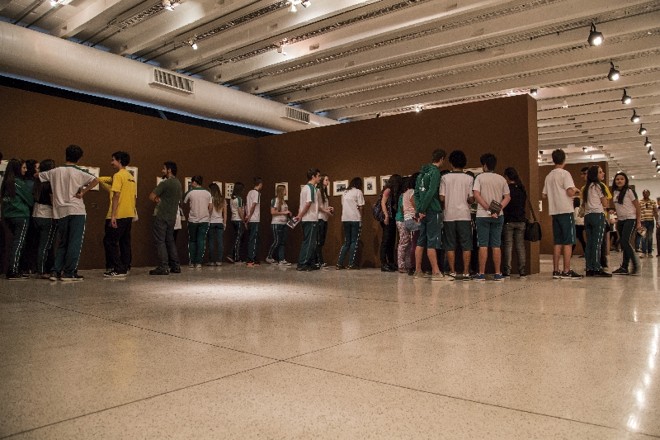 Alunos em visita: setor de agendamento está lotado até o final de outubro |