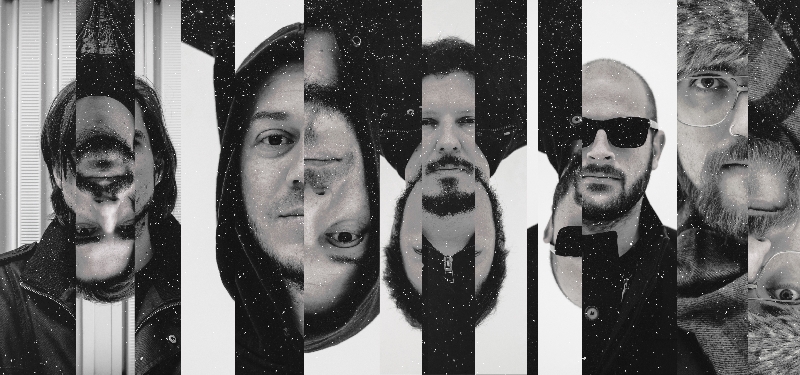 Pill, Giva, Liblik, Ramiro e Panke, formação do ruído/mm que gravou Rasura agora reforçada por Felipe Ayres: equilíbrio | Thoms Fotografia/Jaime Silveira/Divulgação