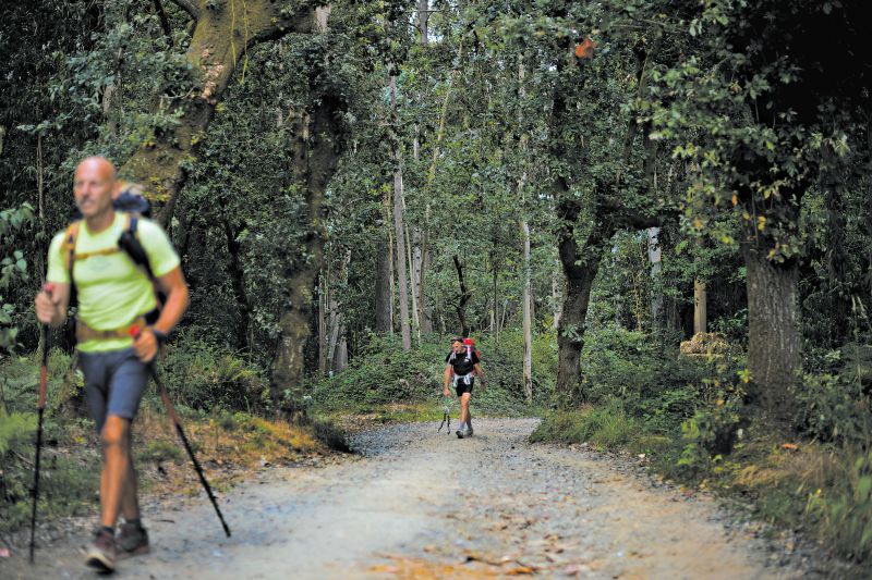 A caminhada até o santuário dedicado ao apóstolo São Tiago data do século 9. Trata-se de uma centenária peregrinação conhecida, entre os locais, apenas como o Caminho, que leva os peregrinos rumo à famosa catedral de Compostela | Patricia de Melo Moreira para The New York Times