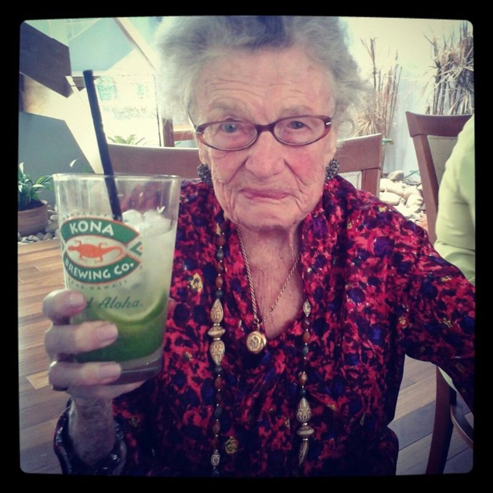 A grand mère sem papas na língua | Arquivo da família