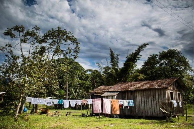 Itaquanduva, pequena comunidade de pescadores em Guaraqueçaba |