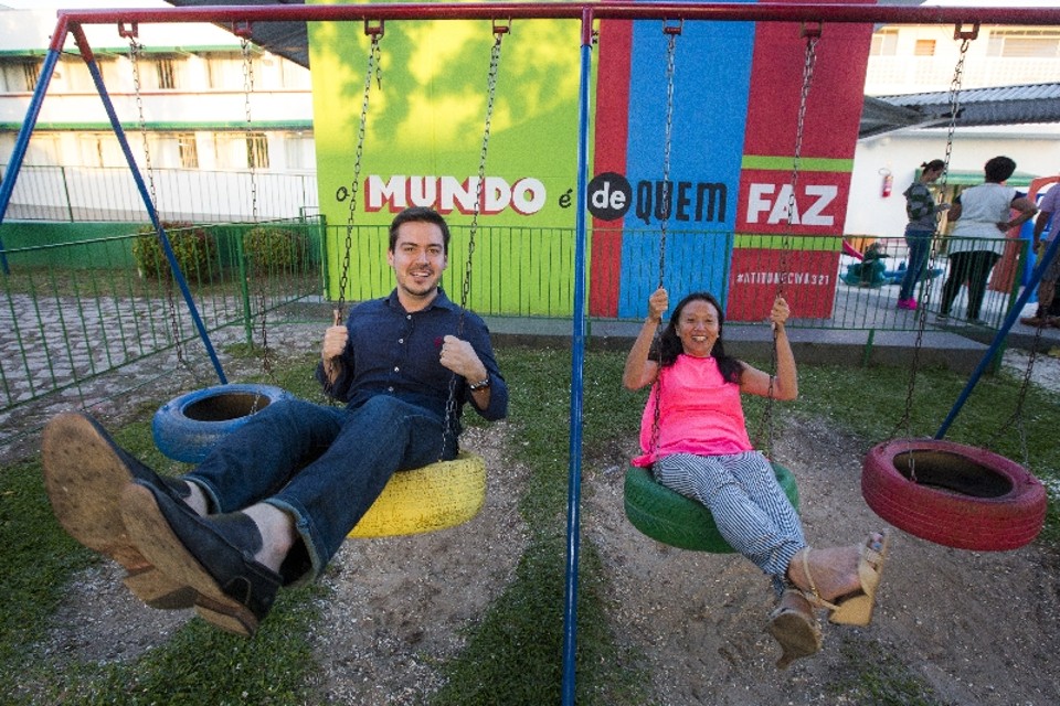 André Monteiro e Bedy Yang, da Brazil Innovators: estímulo para fazer o empreende­dorismo digital crescer | WBrunno Covello/ Gazeta do Povo