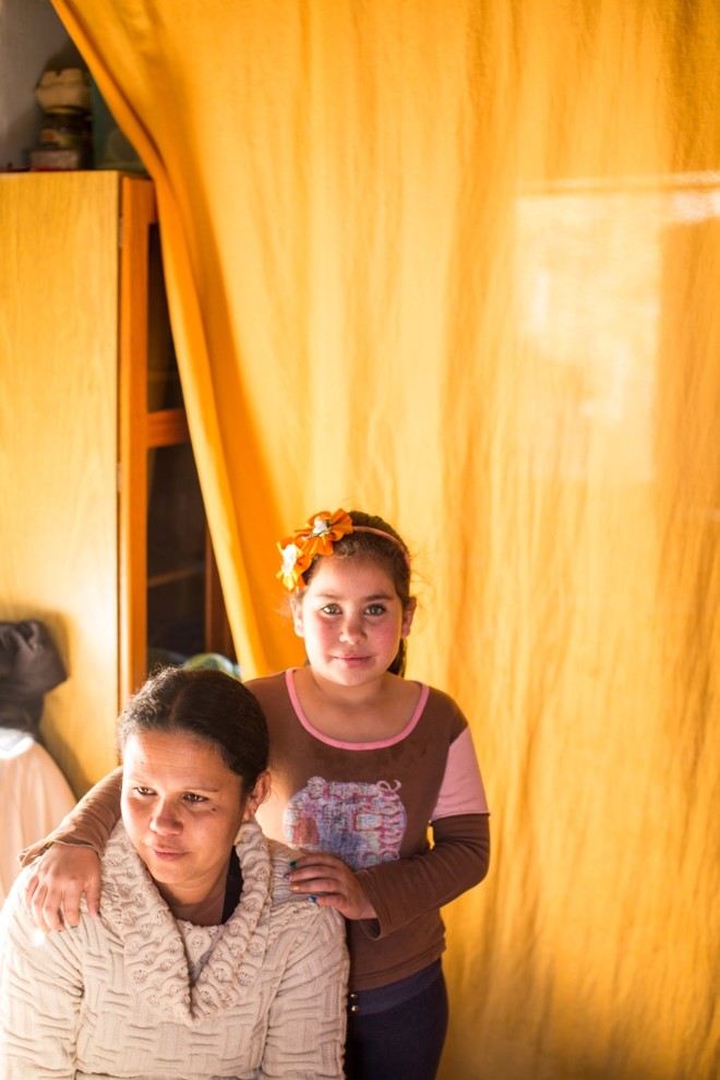 Rosângela Aparecida Borgo e a filha | 