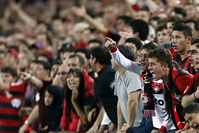 Torcida protestou após empate atleticano contra o Palmeiras | Albari Rosa/Gazeta do Povo