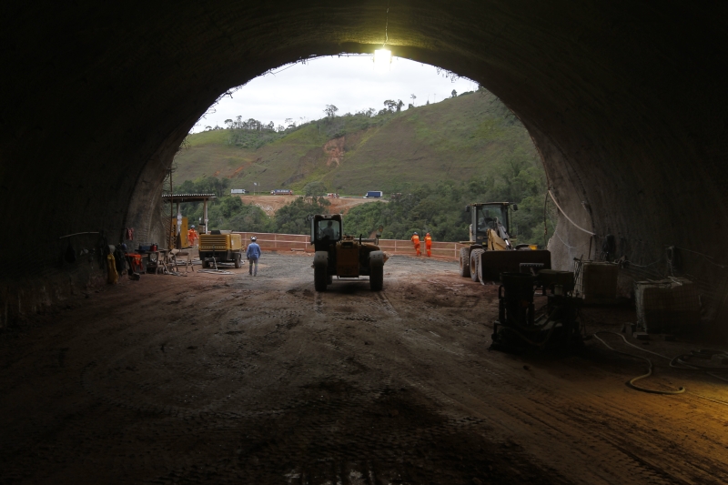 Ao todo, a BR-116 terá quatro túneis novos. Um total de 1.684 metros | Antônio More/Gazeta do Povo