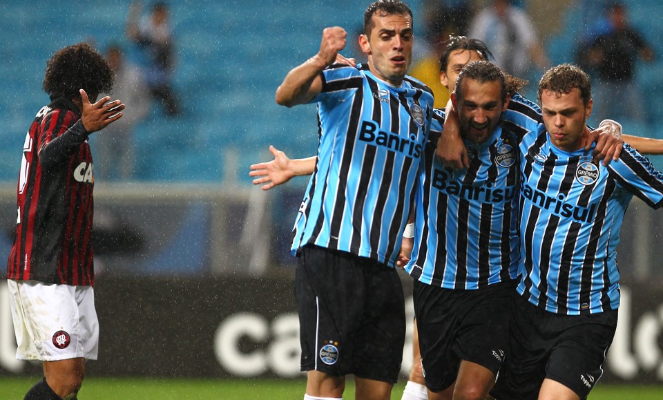 Willian Rocha foi improvisado como zagueiro contra o Tricolor gaúcho | Lucas Uebel/Grêmio