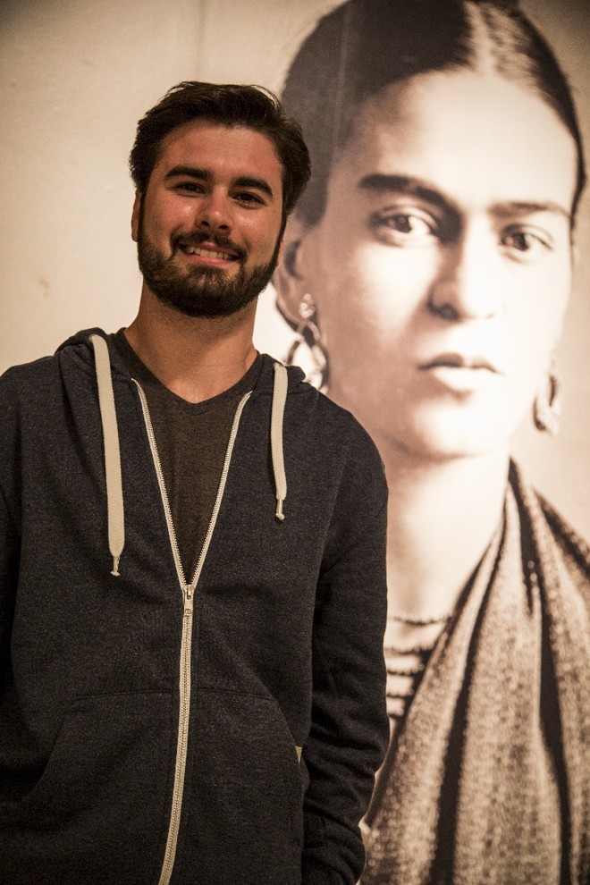 O gaúcho Leonardo Stoll de Moraes aproveitou a vinda a Curitiba para um congresso e passou uma tarde no MON |