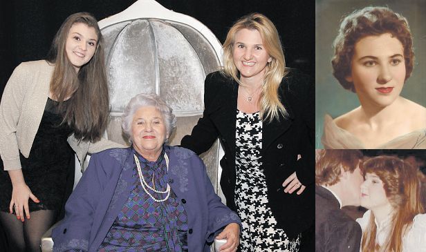 Reparem bem nessas fotos. Elas mostram três gerações de mulheres da mesma família: mãe, filha e neta. Dona Dulcirene Montanha Moletta (ao centro na foto maior e à direita na foto do alto) debutou no Clube Curitibano em 1957. Em 1984, foi a vez de sua filha, Priscila (de cabelo loiro na foto maior e no detalhe). Hoje, é a vez de Roberta Moletta Brugger dar continuidade à tradição da família | Cintya Hein e Arquivo pessoal