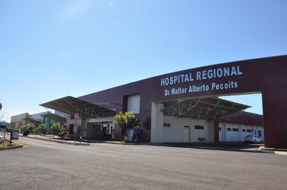 Hospital de Francisco Beltrão tem capacidade de 150 leitos, mas 110 estão em funcionamento | Niomar Pereira/ Gazeta do Povo