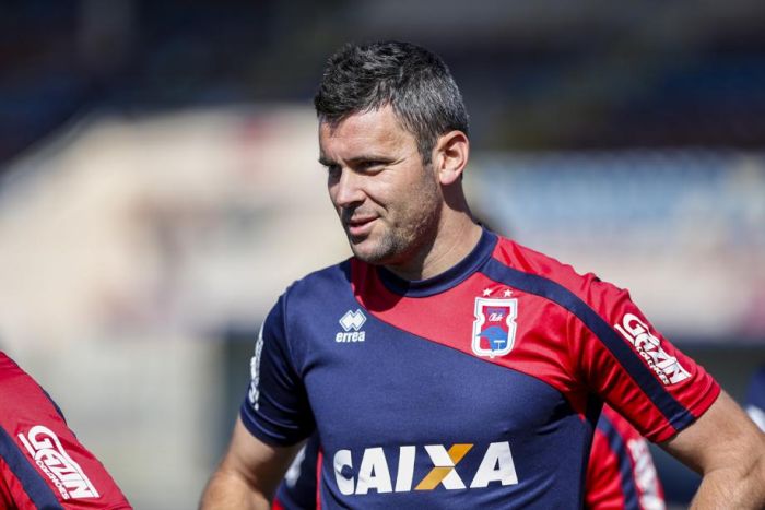 Giancarlo agrada técnico Marquinhos Santos como homem-referência no ataque do Coritiba | Henry Milléo / Gazeta do Povo