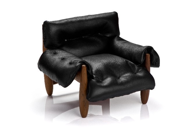 A poltrona Sheriff foi uma das primeiras produzidas e está na sala do arquiteto e ex-governador Jaime Lerner |