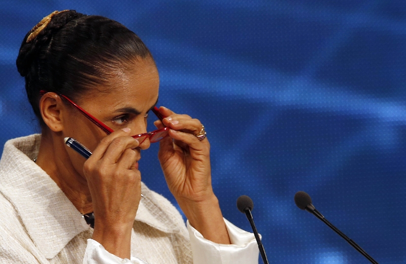 Marina Silva, candidata do PSB, que recebeu R$ 2 milhões de doações eleitorais feitas por bancos | Paulo Whitaker/Reuters